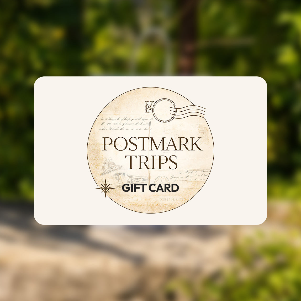 Postmark Trips Gift Card